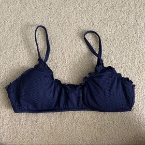 Aerie Lettuce edge adjustable bikini top